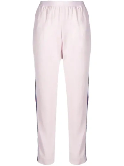Zadig & Voltaire Logo Tape Track Pants In Pink