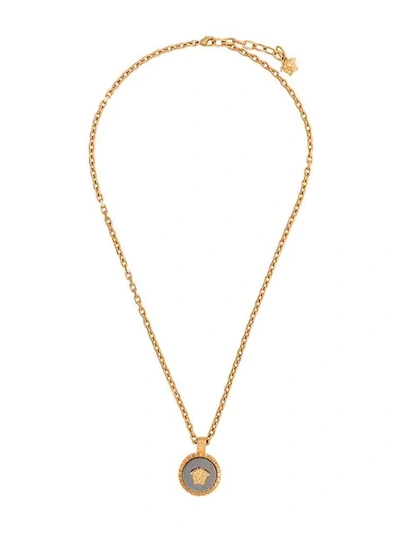 Versace Halskette Mit Medusa-anhänger In Gold