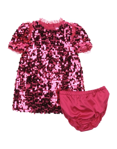 Dolce & Gabbana Dress In Fuchsia