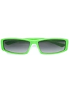 Balenciaga Rectangular Sunglasses In 3512 Green