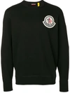 Moncler Sweatshirt Mit Logo - Schwarz In 黑色