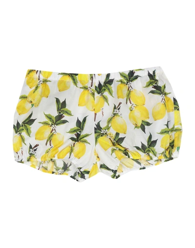 Dolce & Gabbana Toddler Girl Shorts & Bermuda Shorts Yellow Size 3 Cotton