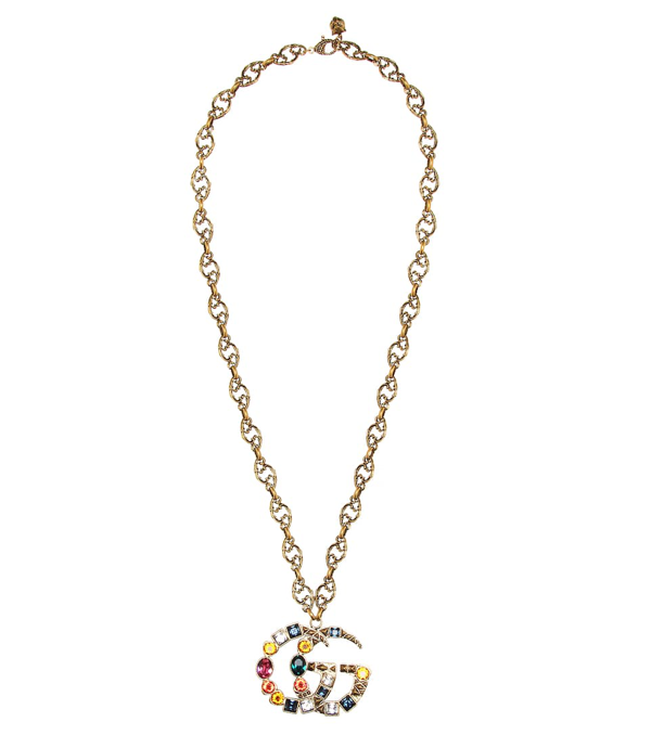 gucci double g pendant necklace