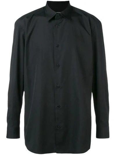 Issey Miyake Black Fitted Shirt