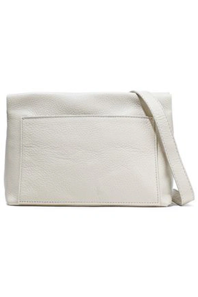 Iris & Ink Woman Vivian Pebbled-leather Shoulder Bag Ivory