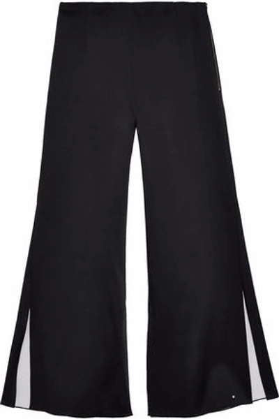 Roland Mouret Woman Glover Satin Culottes Black