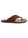 To Boot New York Men's Leather Thong Sandals In Brown