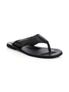 To Boot New York Men's Leather Thong Sandals In Navy