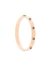 Tory Burch Miller Stud Hinge Bracelet In Metallic