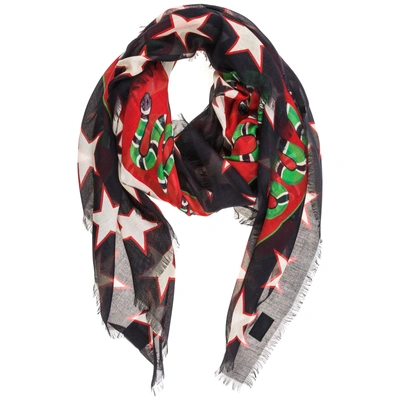 Gucci Antaria Scarf In Black