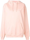 Acne Studios Hooded Sweatshirt In Pink