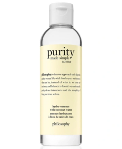 Philosophy Purity Made Simple Hydra-essence With Coconut Water 6.7 oz/ 200 ml 6.7 oz/ 200 ml In No Color