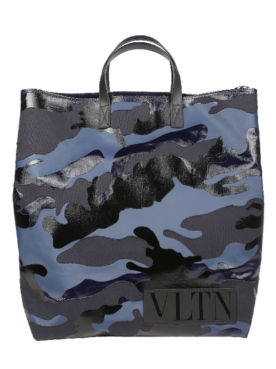 Valentino Garavani Tote Bag In Blue