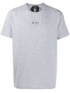 N°21 Classic Logo T-shirt In Grey