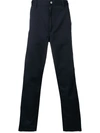 Carhartt Straight Leg Trousers In Blue