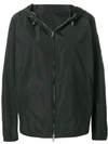 Moncler Alexandrite Hooded Zipped Jacket In Black