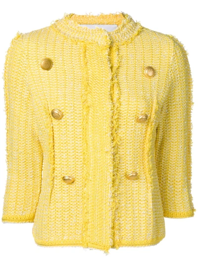 20:52 Tweed Jacket - Yellow