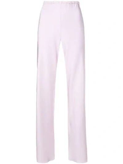 Peter Cohen Bootcut Trousers In Purple