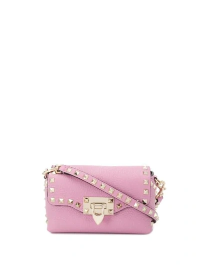 Valentino Garavani Rockstud Mini Crossbody In Pink