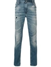 Rta Distressed Skinny Jeans - Blue