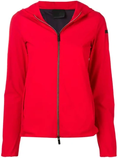 Rrd Zipped Hooded Jacket In Red