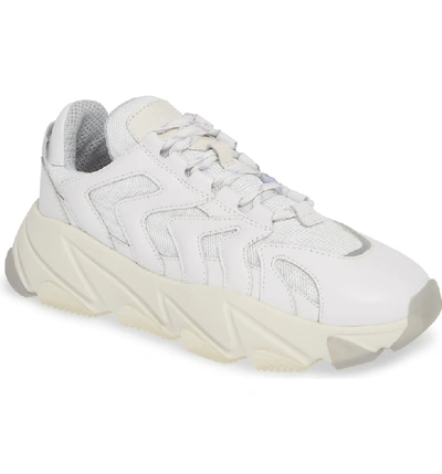Ash Extreme Platform Sneaker In White/ Lavender