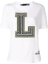 Love Moschino Embellished L T In White