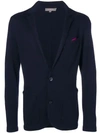 N•peal Fine Gauge Milano Jacket In Blue