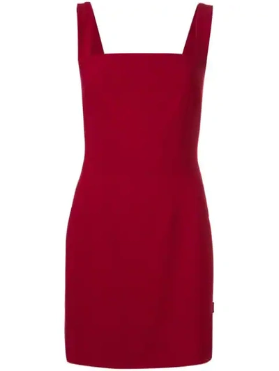 Dolce & Gabbana Cady Dress In Red