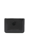 Kenzo Embossed Tiger Clutch - Black