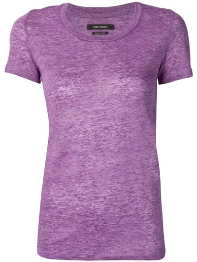 Isabel Marant Short Sleeve Top In Pink