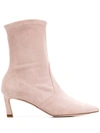 Stuart Weitzman Rapture Ankle Boots In Neutrals