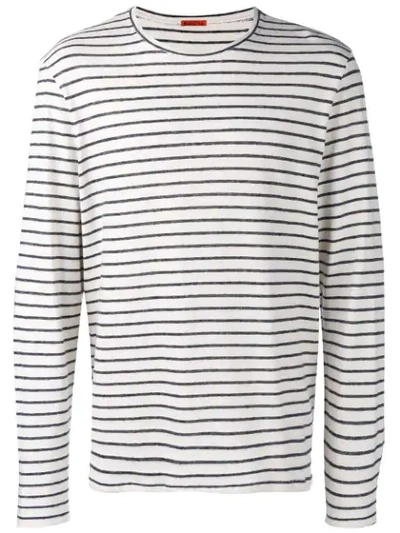 Barena Venezia Longsleeved Striped T-shirt In Neutrals