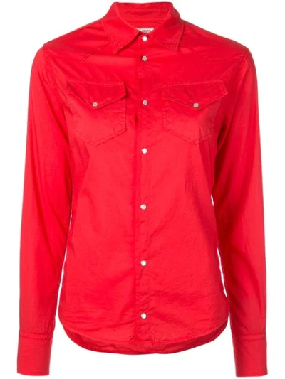 A Shirt Thing Pocket Shirt In Red
