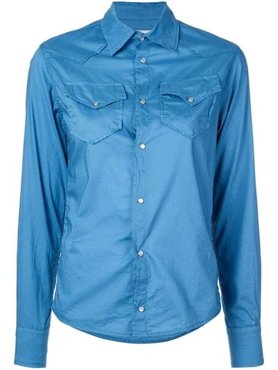 A Shirt Thing Pocket Shirt In Blue