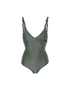 Água De Coco One-piece Swimsuits In Green