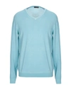 Drumohr Sweaters In Sky Blue