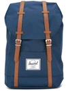 Herschel Supply Co Denim Contrast Strap Backpack In Navy00007