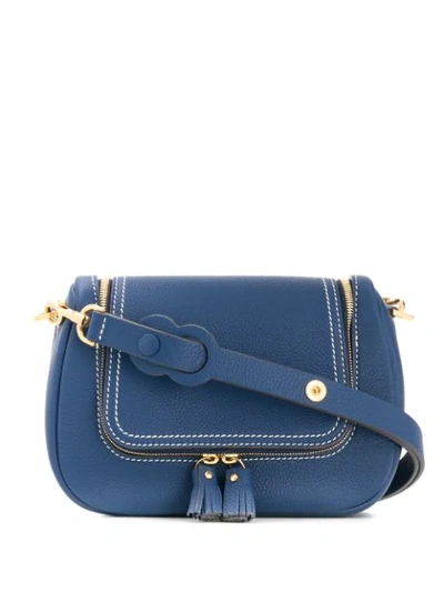 Anya Hindmarch Vere Small Soft Satchel Shoulder Bag In Blue