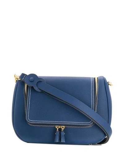 Anya Hindmarch Vere Soft Satchel Shoulder Bag In Blue