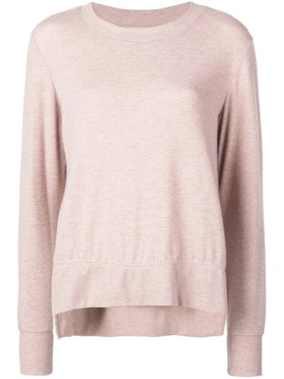 Alo Yoga Plain Sports Sweatshirt In Pink