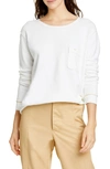 Alex Mill Fleece Pocket Sweatshirt In Natural