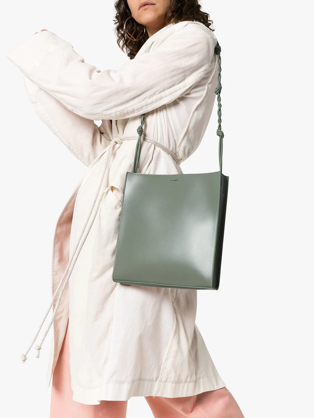jil sander fur bag