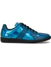 Maison Margiela Replica Low-top Sneakers In Blue ,black