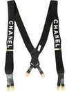 Pre-owned Chanel Vintage Cc Suspenders - 黑色