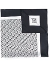 Burberry Monochrome Monogram Scarf - Blau In 蓝色