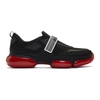 Prada Black & Red Cloudbust Sneakers