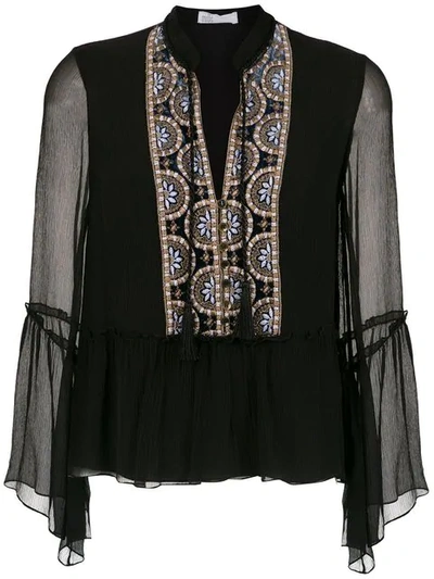 Nk Klassische Seidenbluse In Black