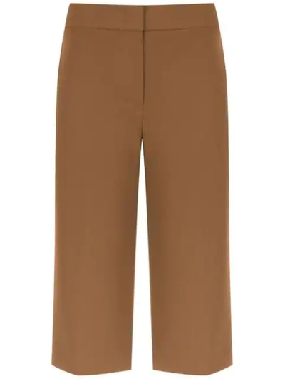 Nk High Waisted Culottes In Brown