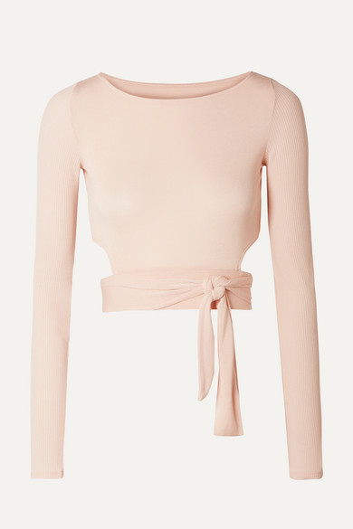 wrap around yoga top